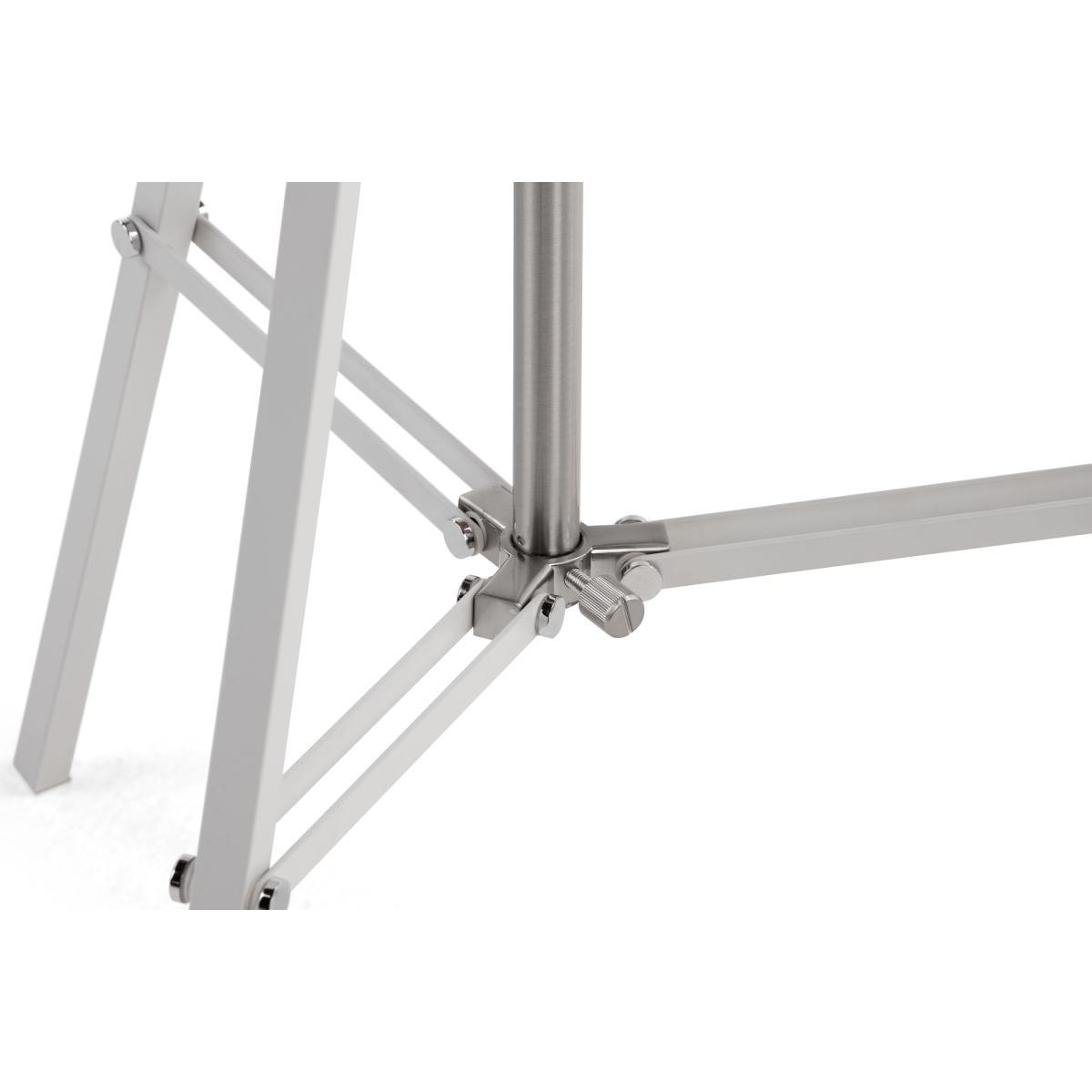 Chicago Tripod Floor Lamp, Muted Grey and Brass – image 7