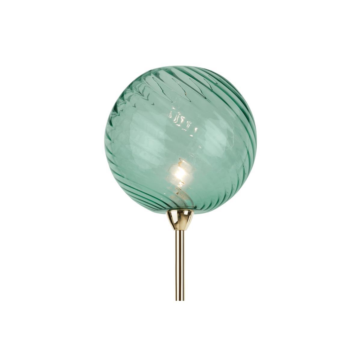 Ilaria Floor Lamp, Brass and Blue Glass – image 6