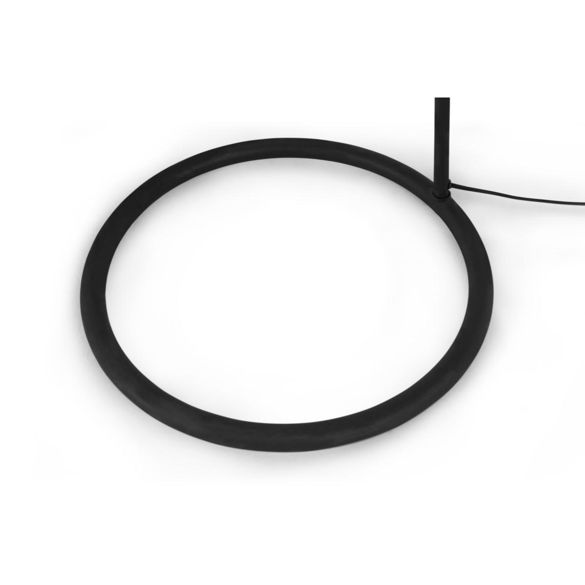 Java Arc Overreach Floor Lamp, Black Rattan – image 5