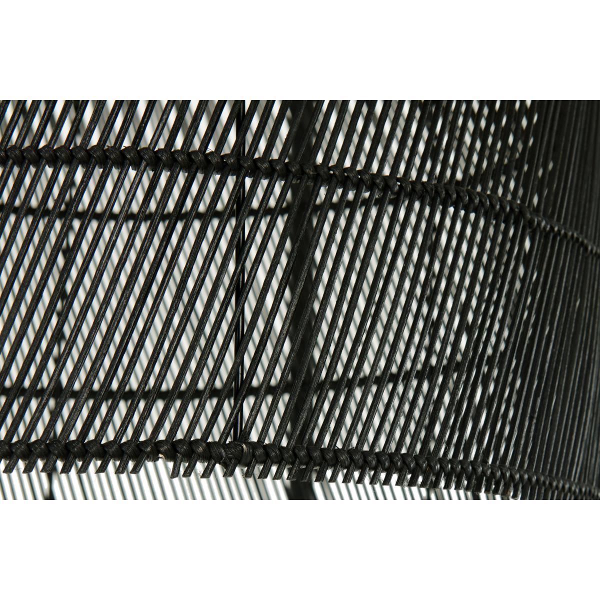 Java Arc Overreach Floor Lamp, Black Rattan – image 6