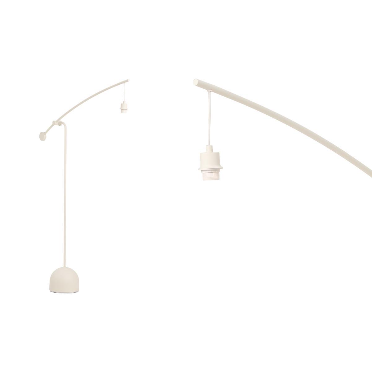 Strand Overeach Floor Lamp Base, Ivory Metal – image 2