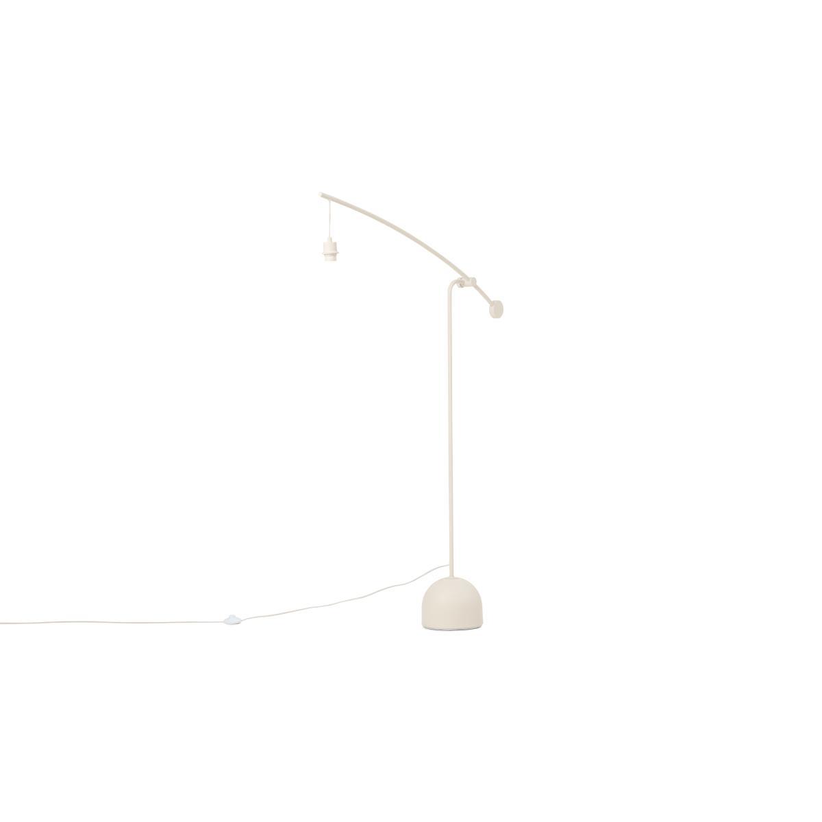 Strand Overeach Floor Lamp Base, Ivory Metal – image 3