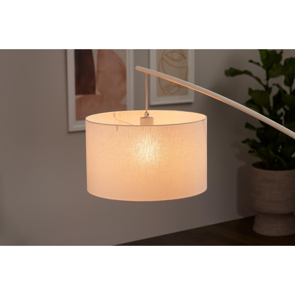 Strand Overeach Floor Lamp Base, Ivory Metal – image 5