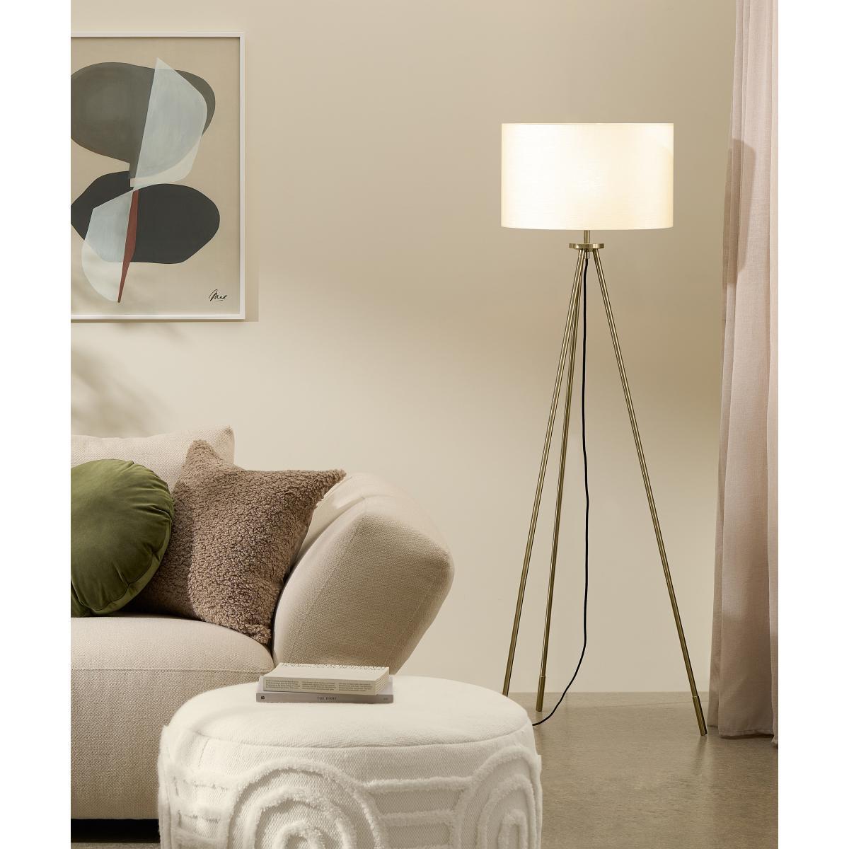 Bently Tripod Floor Lamp Base, Brass – image 3