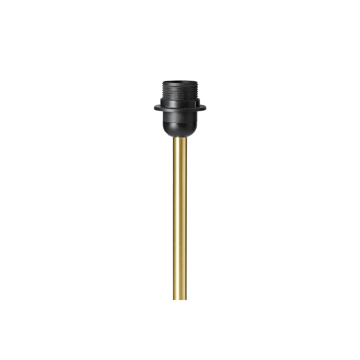 Qasim Floor Lamp Base, Brushed Brass & Black Marble – image 5