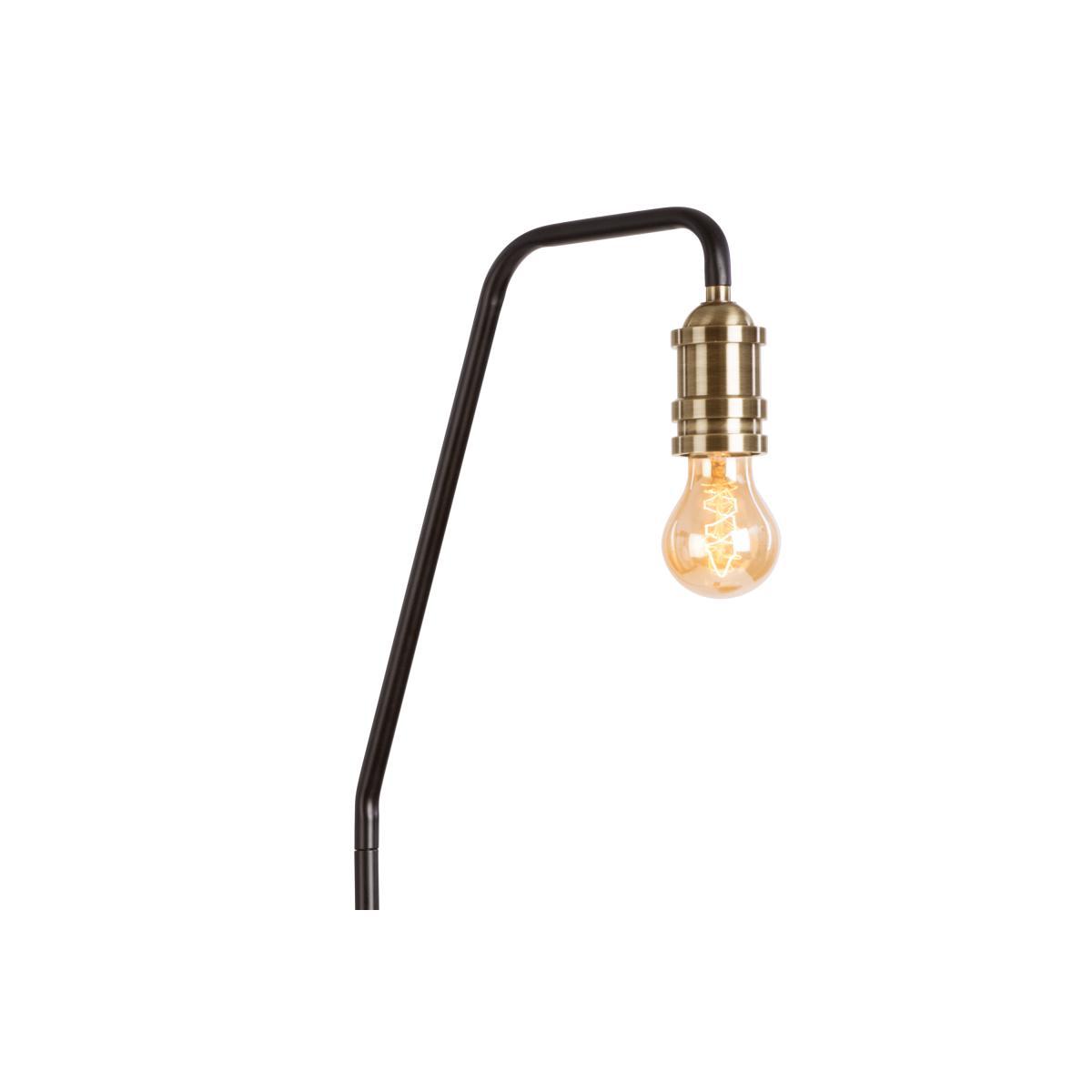 Starkey Floor Lamp, Black and Brass – image 5