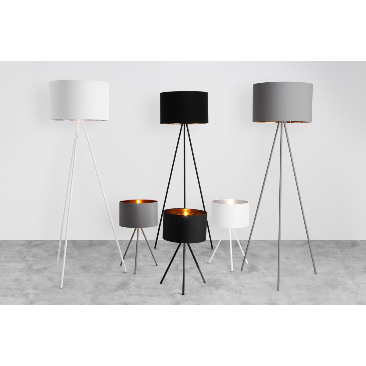 Tris Tripod Floor Lamp, Matt Black and Copper – image 8