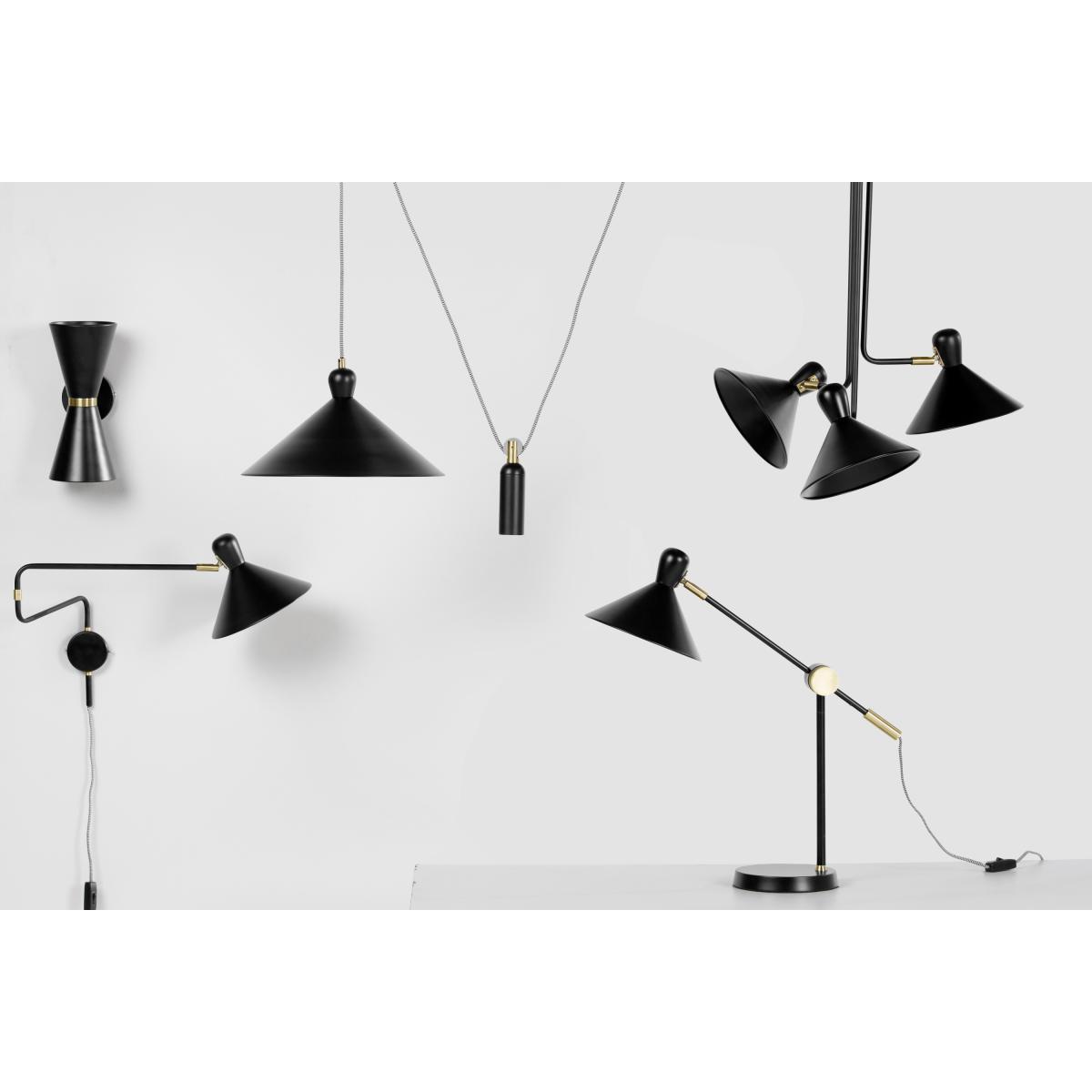 Ogilvy Task Floor Lamp, Matt Black and Antique Brass – image 7
