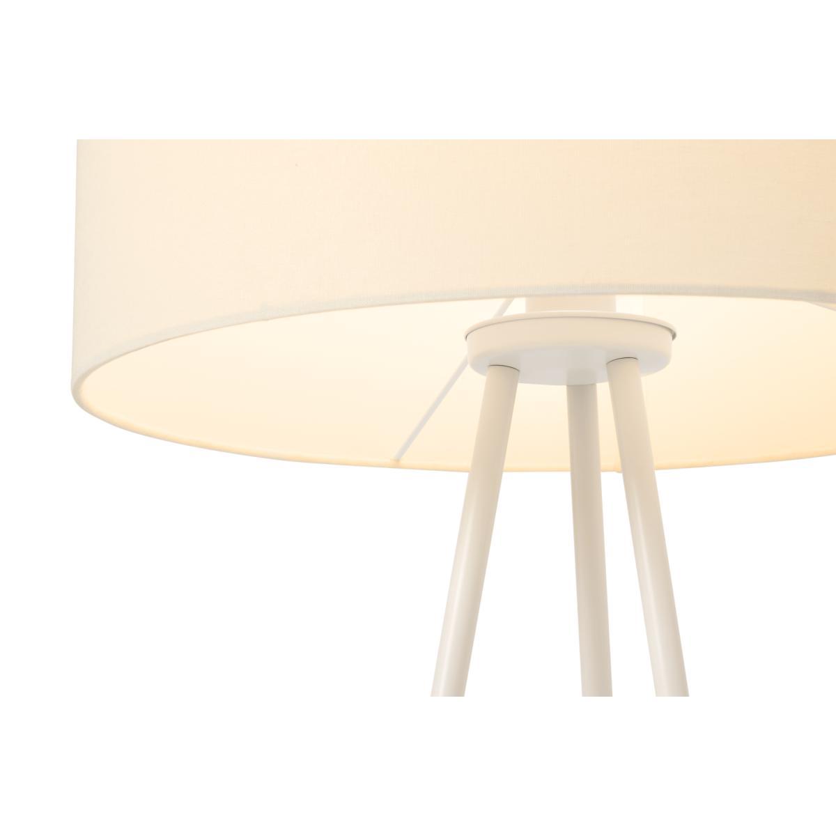 Leyton Tripod Floor Lamp Base with Shelves, Ivory – image 6