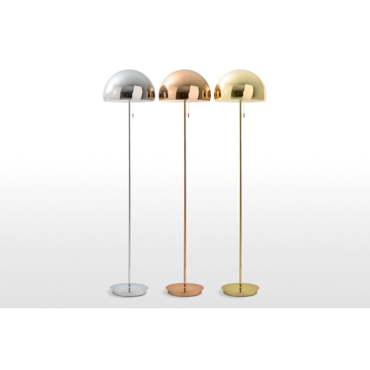 Collet Dome Floor Lamp, Brass – image 6