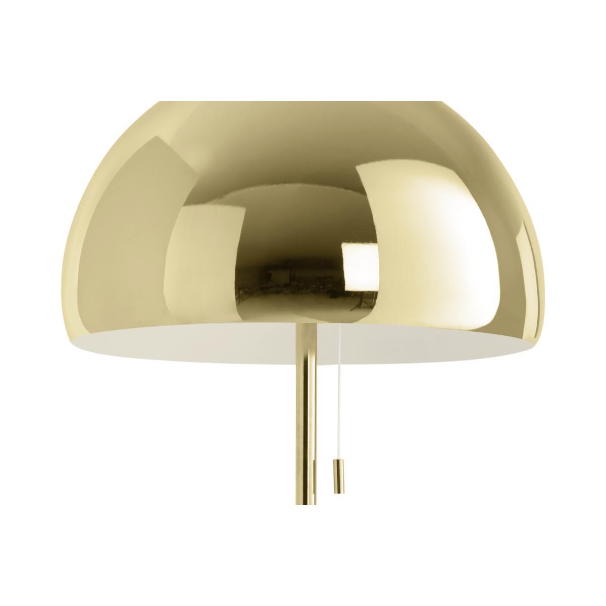 Collet Dome Floor Lamp, Brass – image 7
