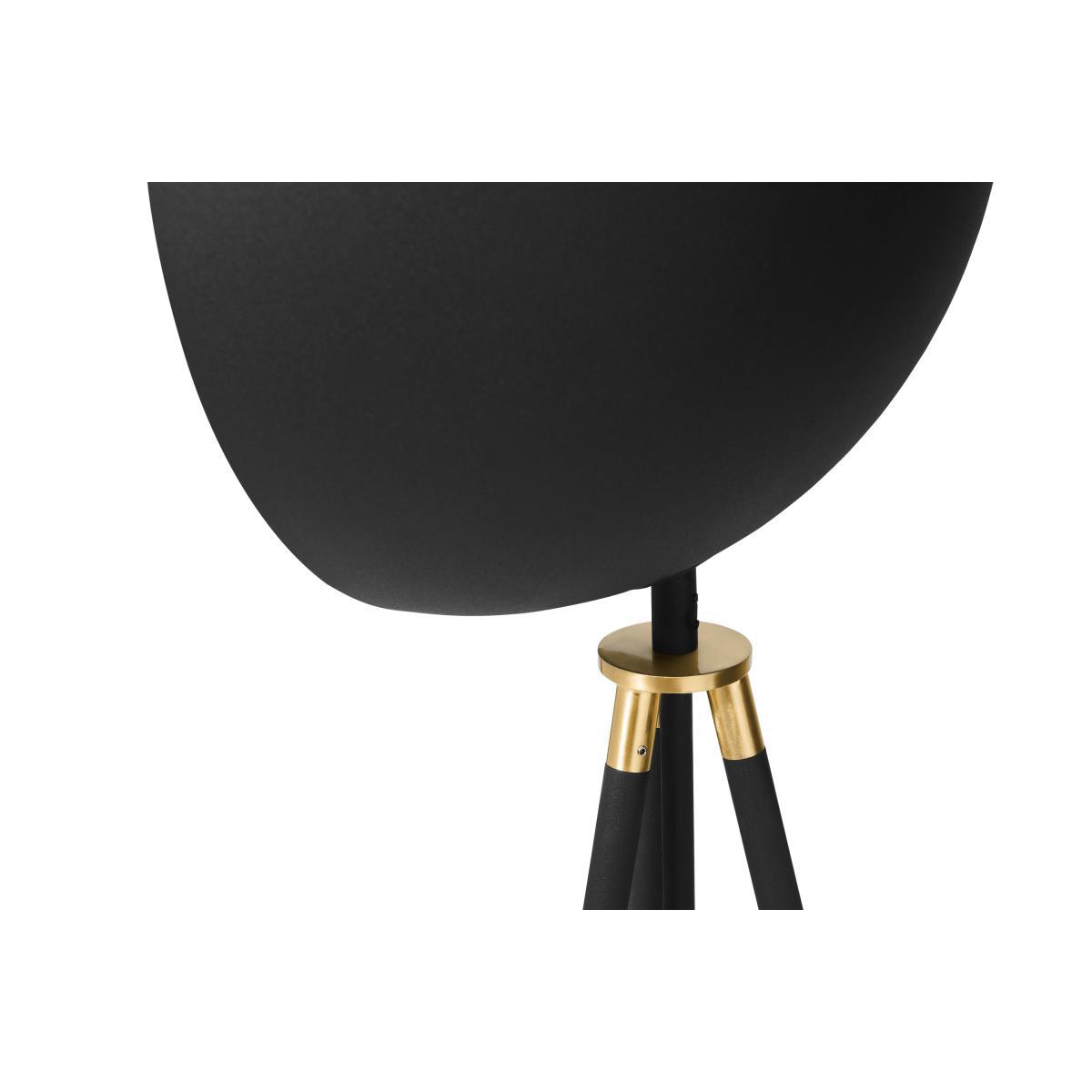 Ward Tripod Floor Lamp, Black & Gold Foil – image 6