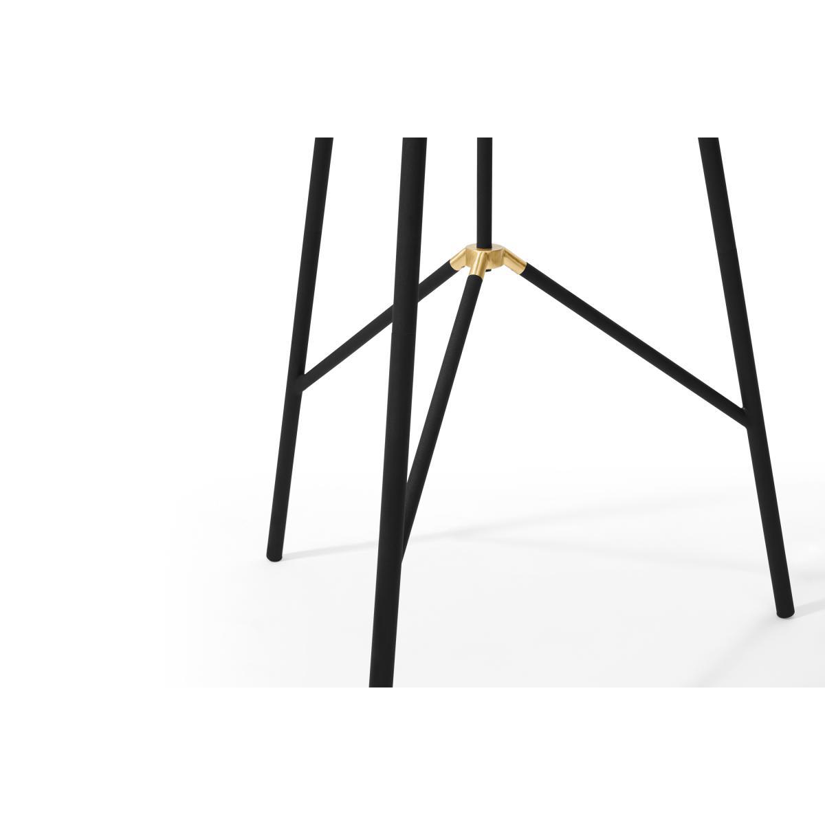 Ward Tripod Floor Lamp, Black & Gold Foil – image 7