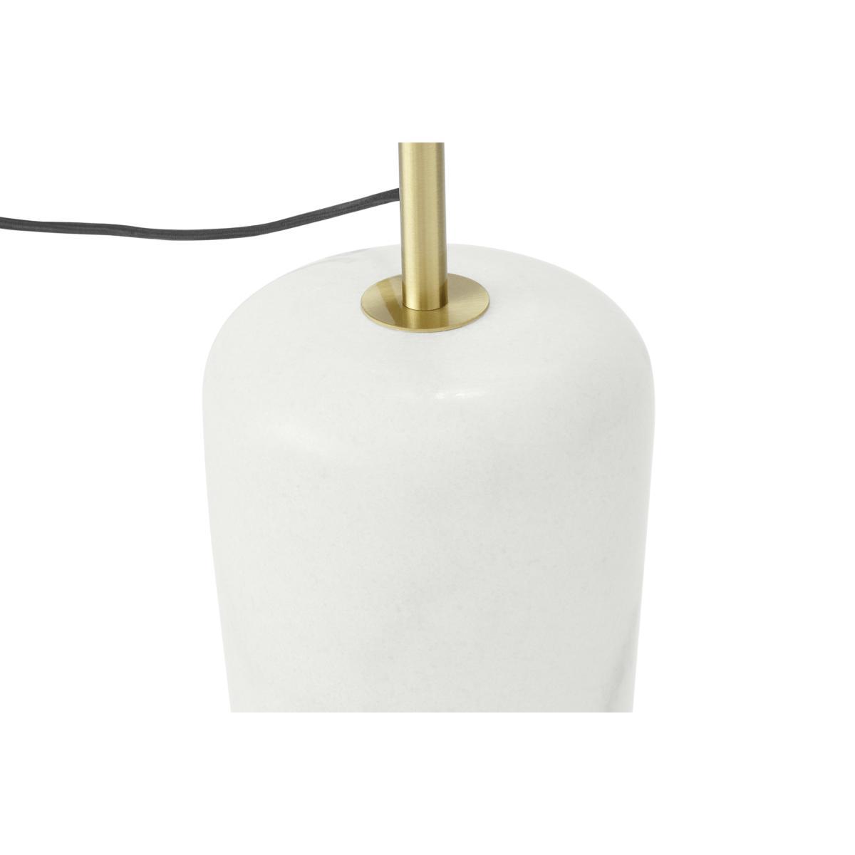 Bonney Pleated Shade Floor Lamp, Brushed Brass, Marble & Pink – image 6