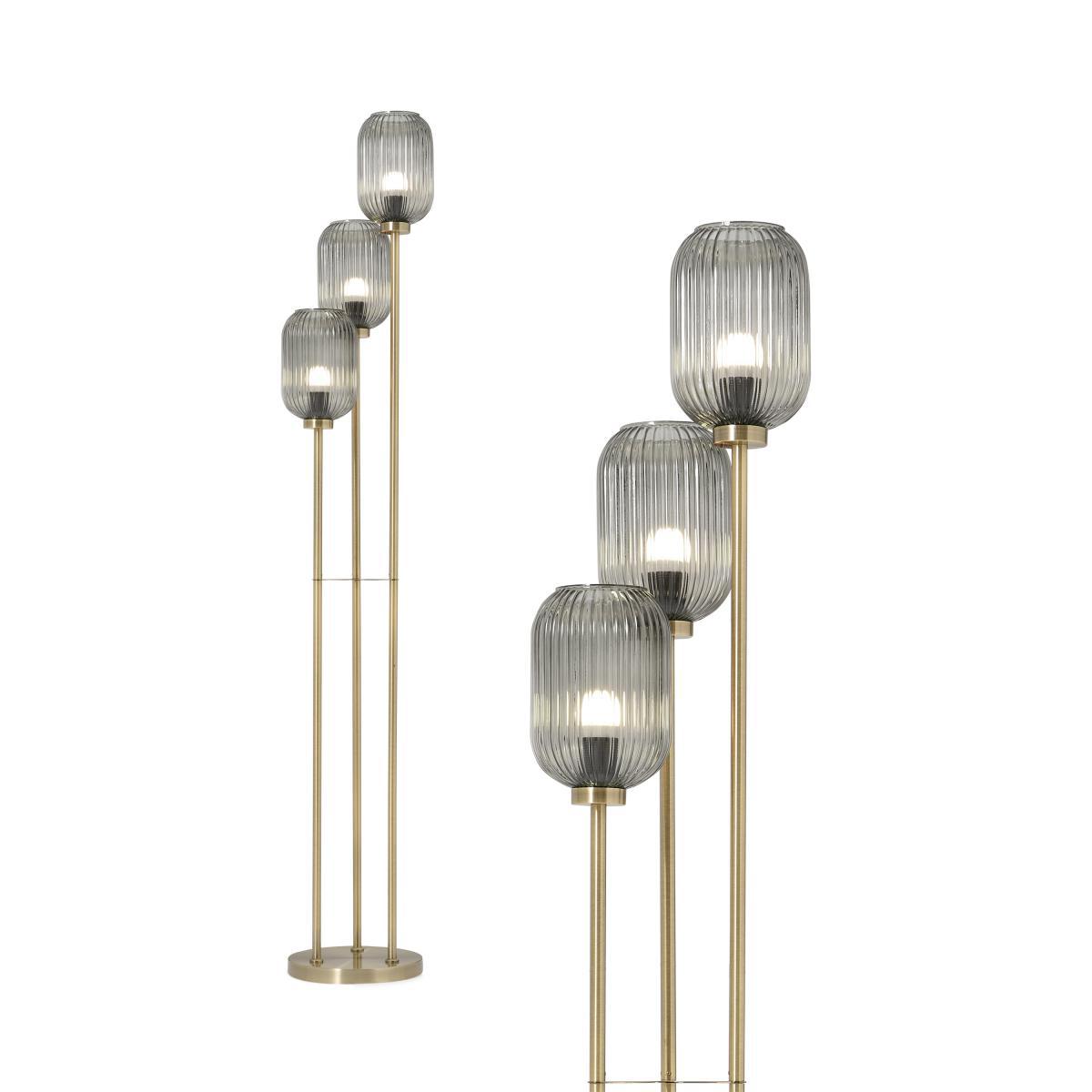 Briz Multi Floor Light, Grey Glass – image 2