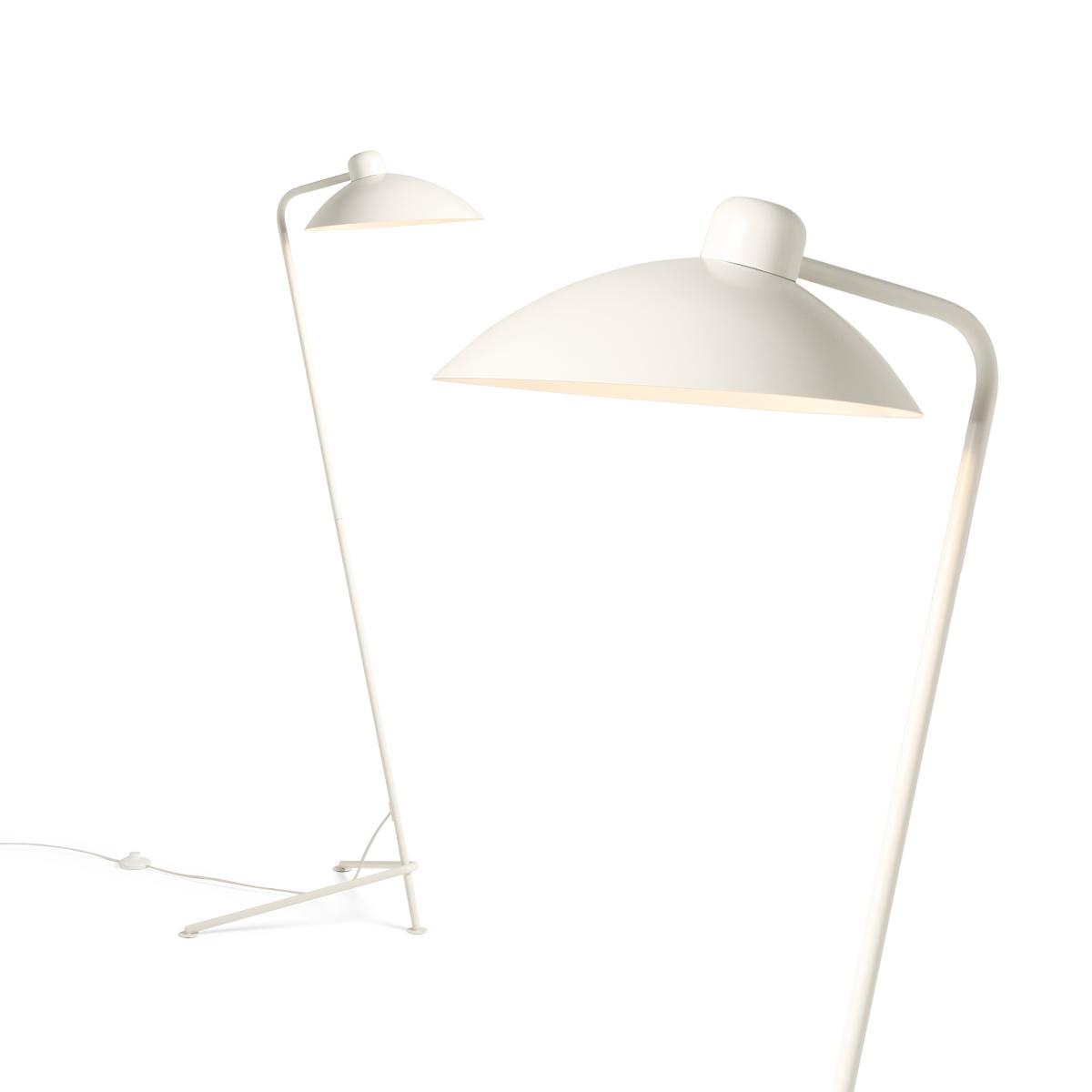 Gino Floor Lamp, Ivory Metal – image 2