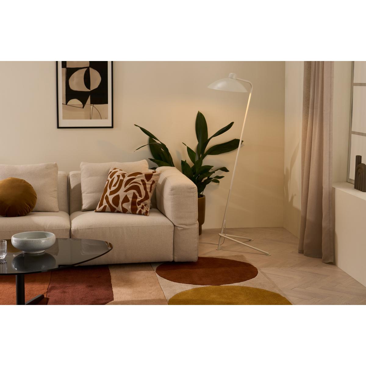 Gino Floor Lamp, Ivory Metal – image 4