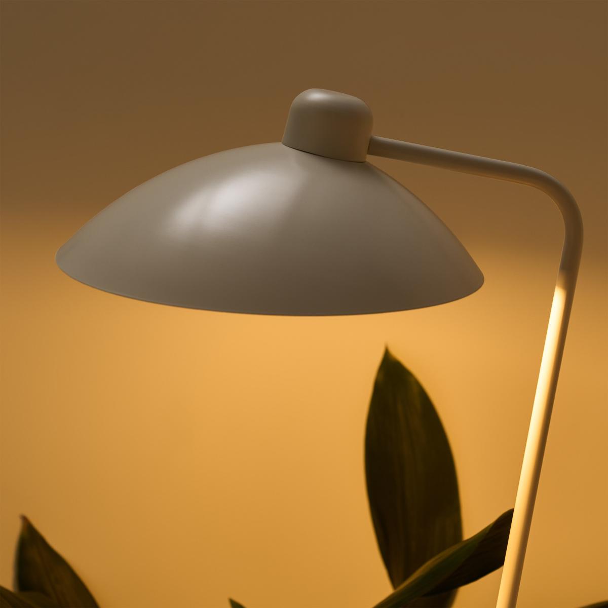 Gino Floor Lamp, Ivory Metal – image 10