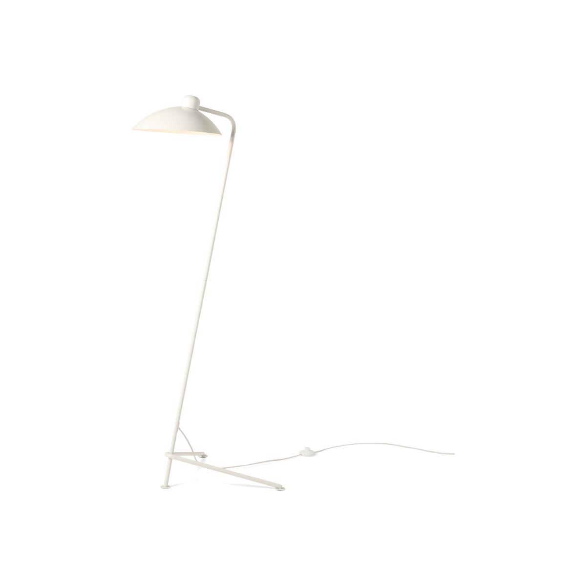 Gino Floor Lamp, Ivory Metal – image 1
