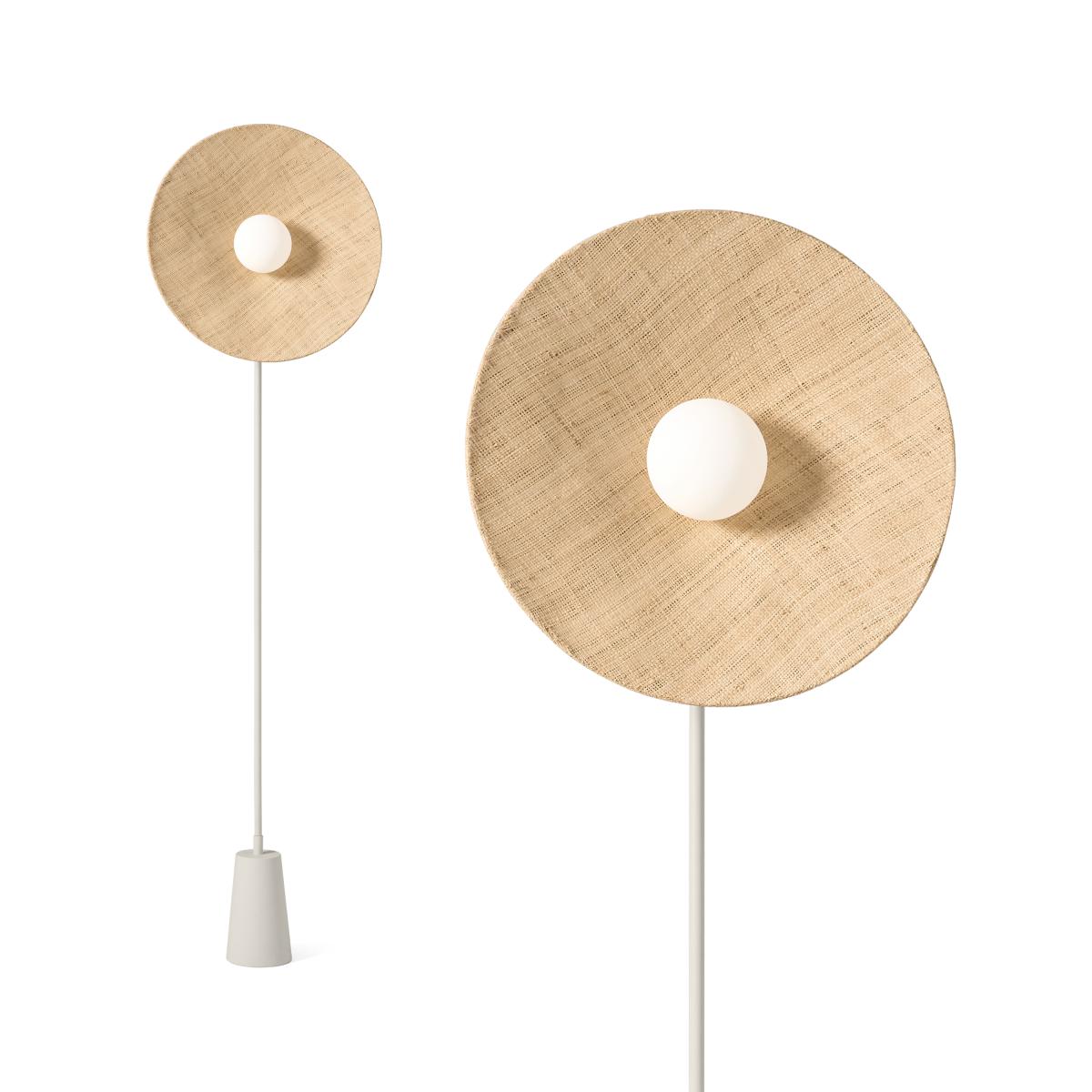 Bionda Floor Lamp, Natural & Opal Glass – image 2