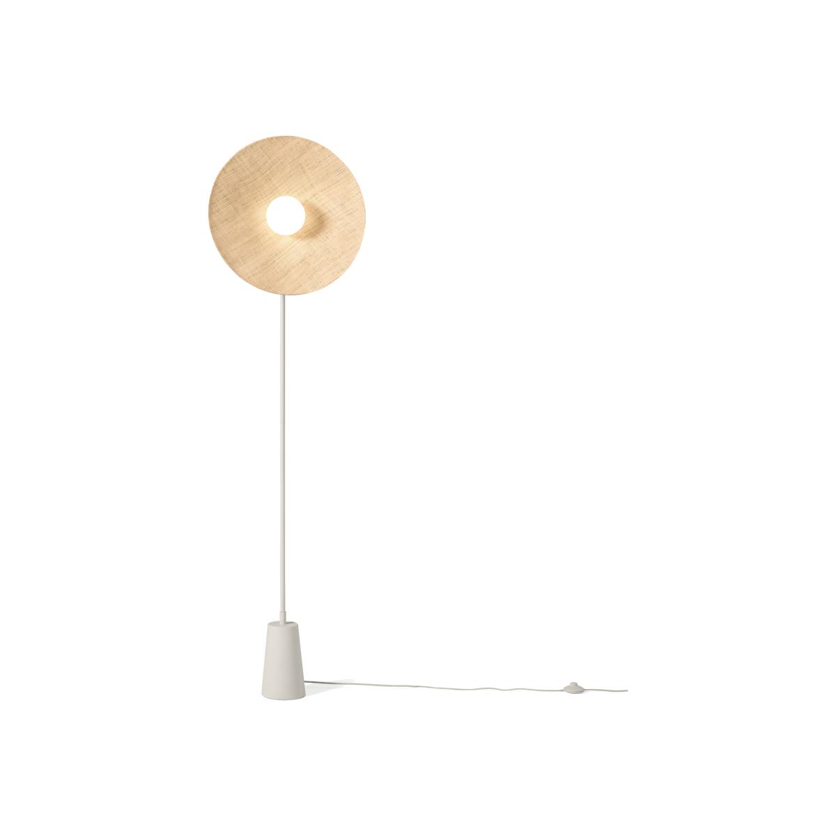 Bionda Floor Lamp, Natural & Opal Glass – image 1