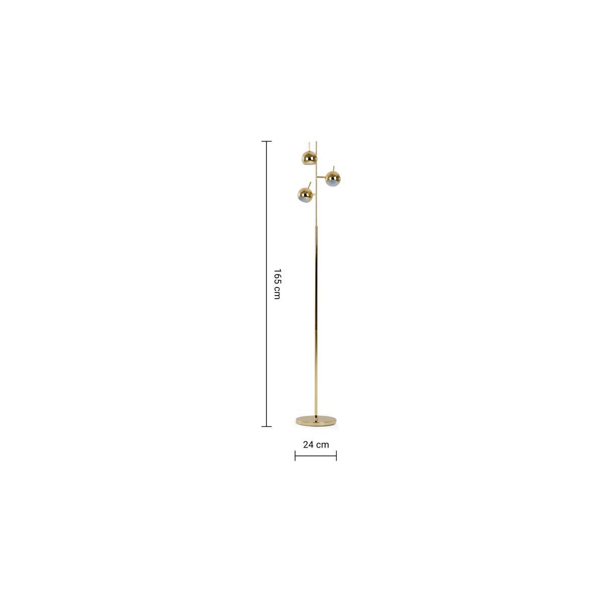 Austin Floor Lamp, Brass – image 8