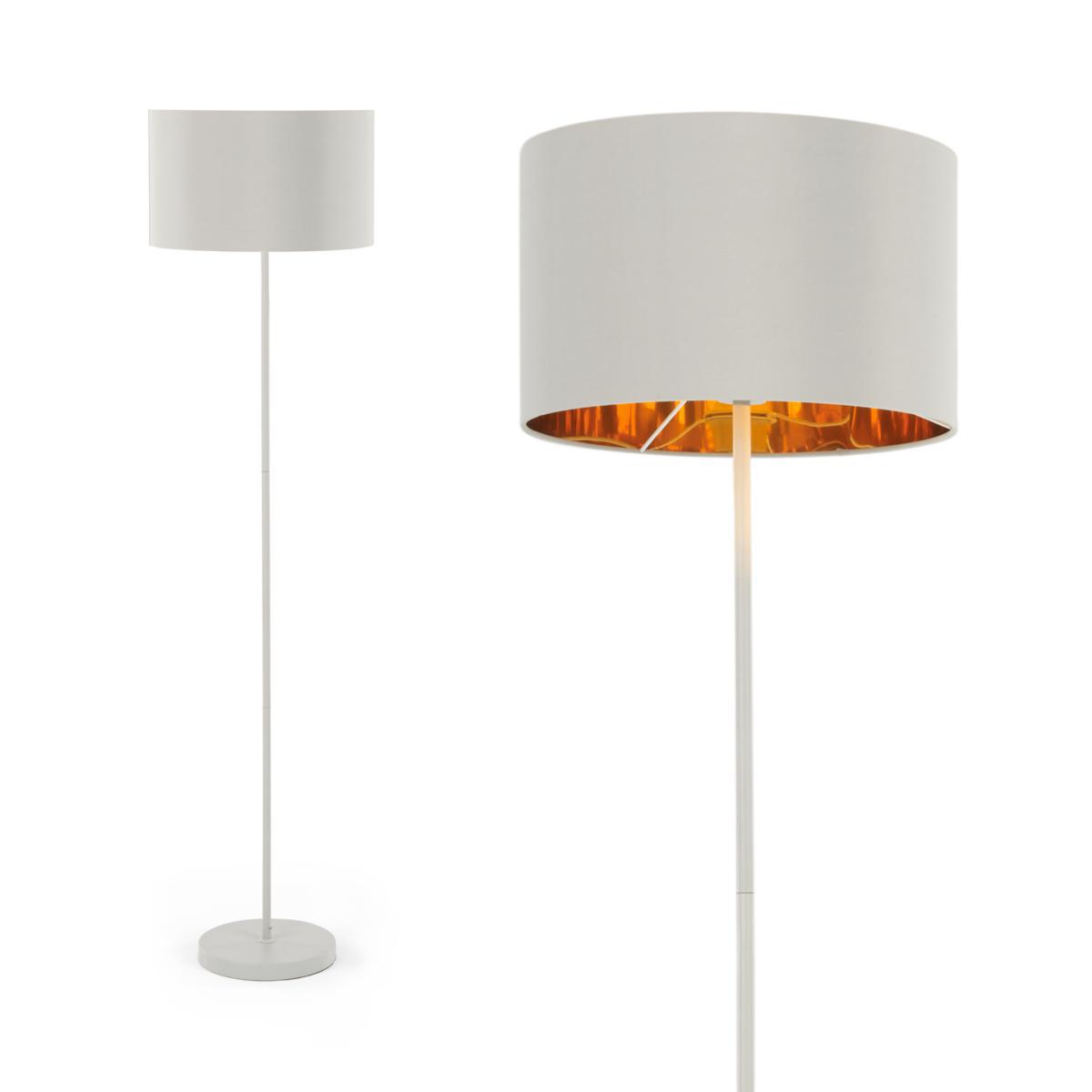 Jacy Floor Lamp, Grey & Copper – image 2