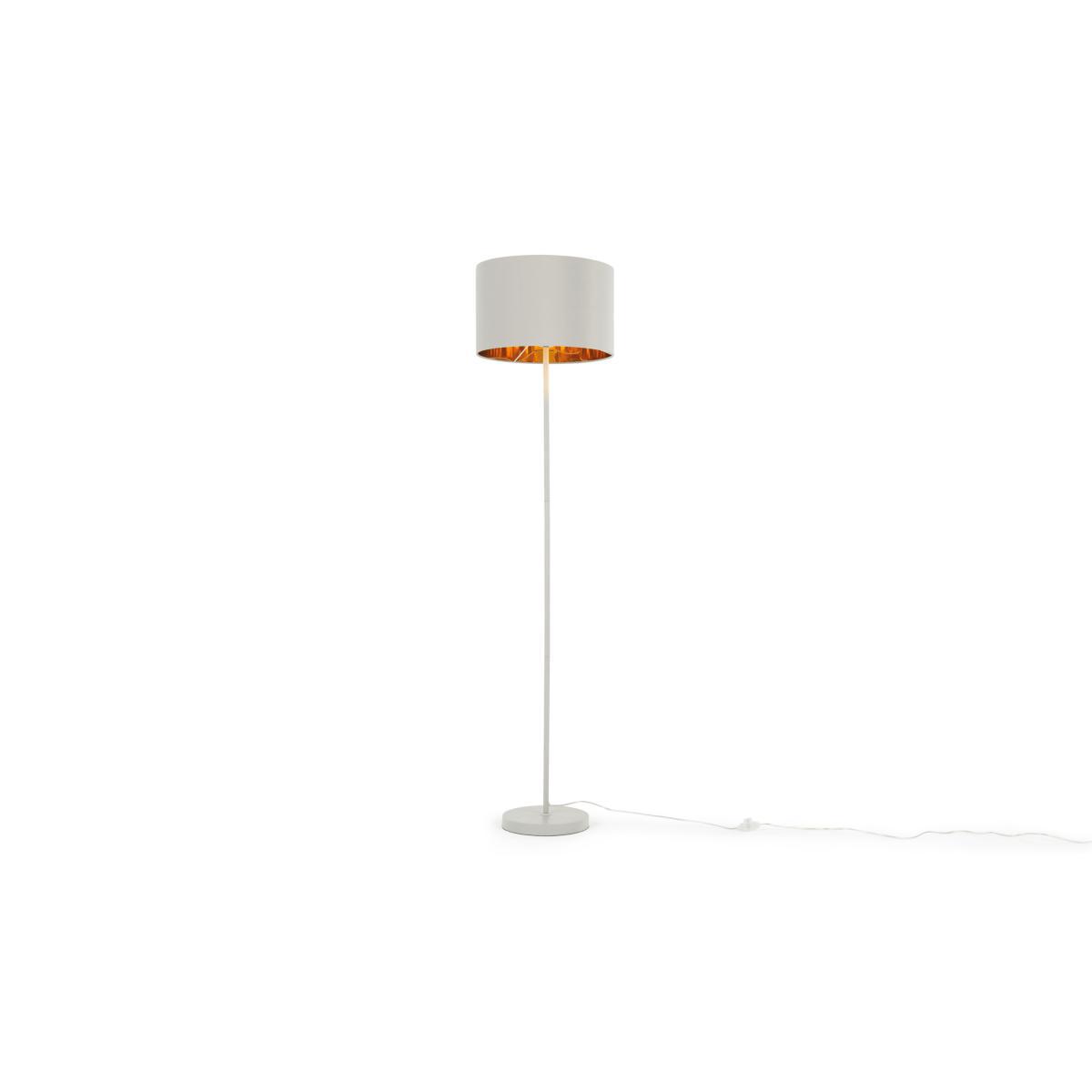 Jacy Floor Lamp, Grey & Copper – image 3