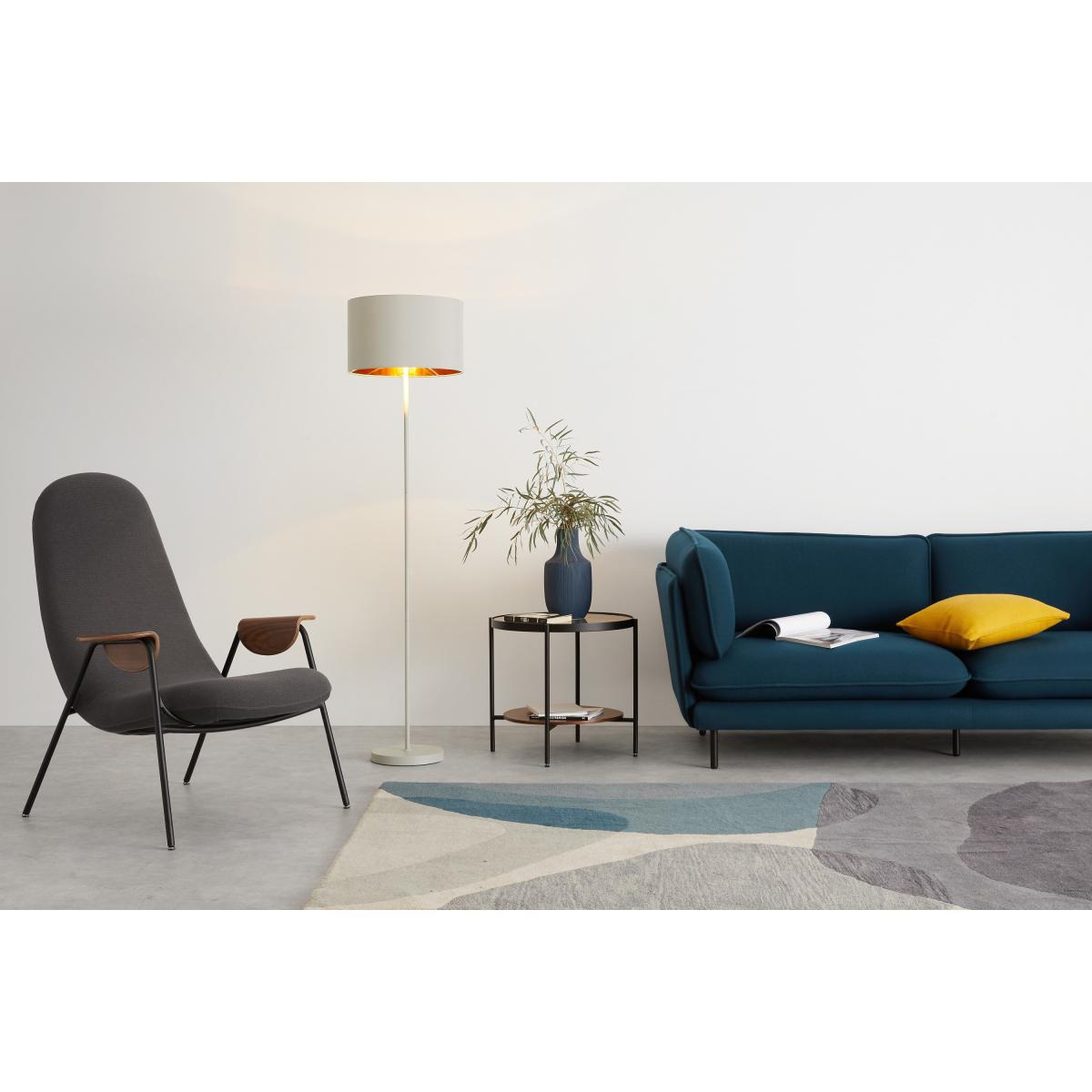 Jacy Floor Lamp, Grey & Copper – image 4