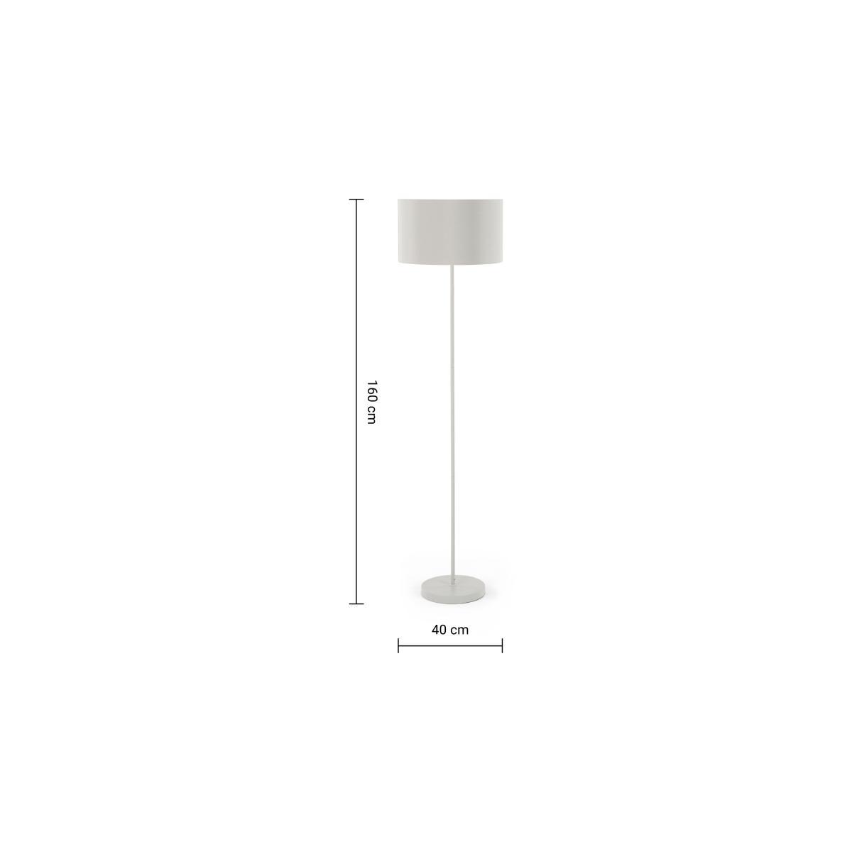 Jacy Floor Lamp, Grey & Copper – image 9