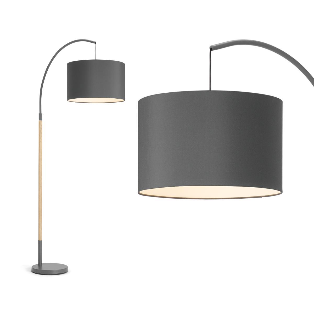 Kyle Overreach Floor Lamp, Grey – image 2