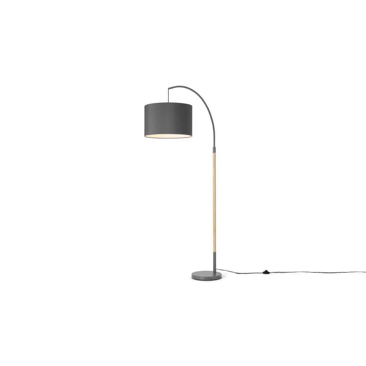 Kyle Overreach Floor Lamp, Grey – image 3