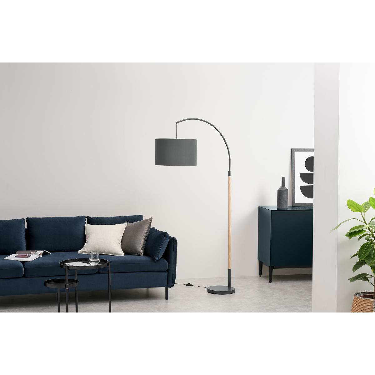 Kyle Overreach Floor Lamp, Grey – image 4