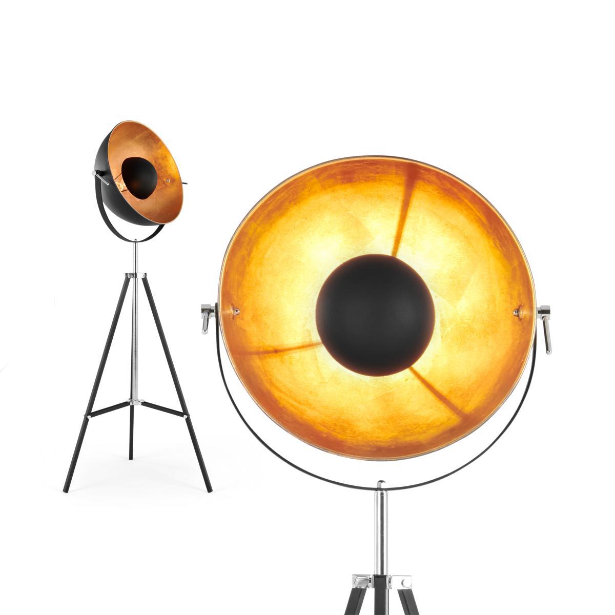 Chicago Floor Lamp, Black & Copper – image 2
