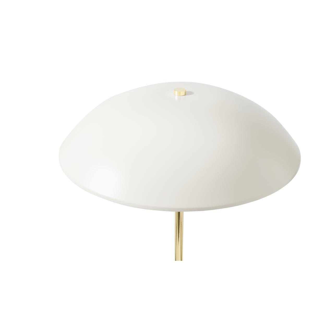 Brunswick Layered Floor Lamp, Warm Grey & Brass – image 6