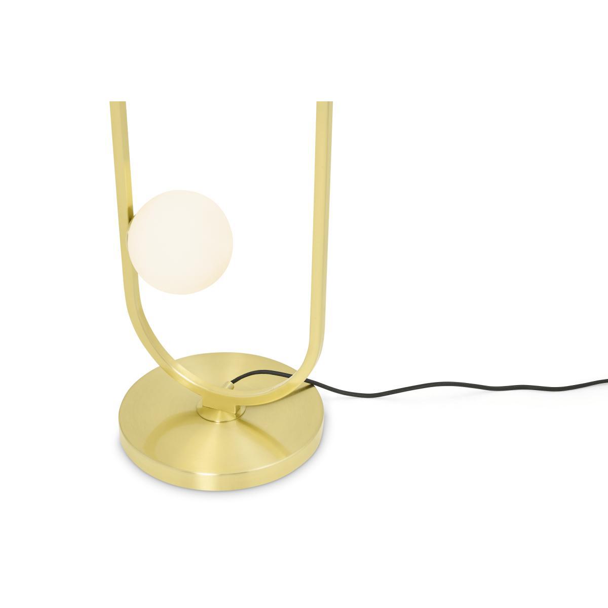 Remi Floor Lamp, Brushed Brass & Opal Glass – image 5