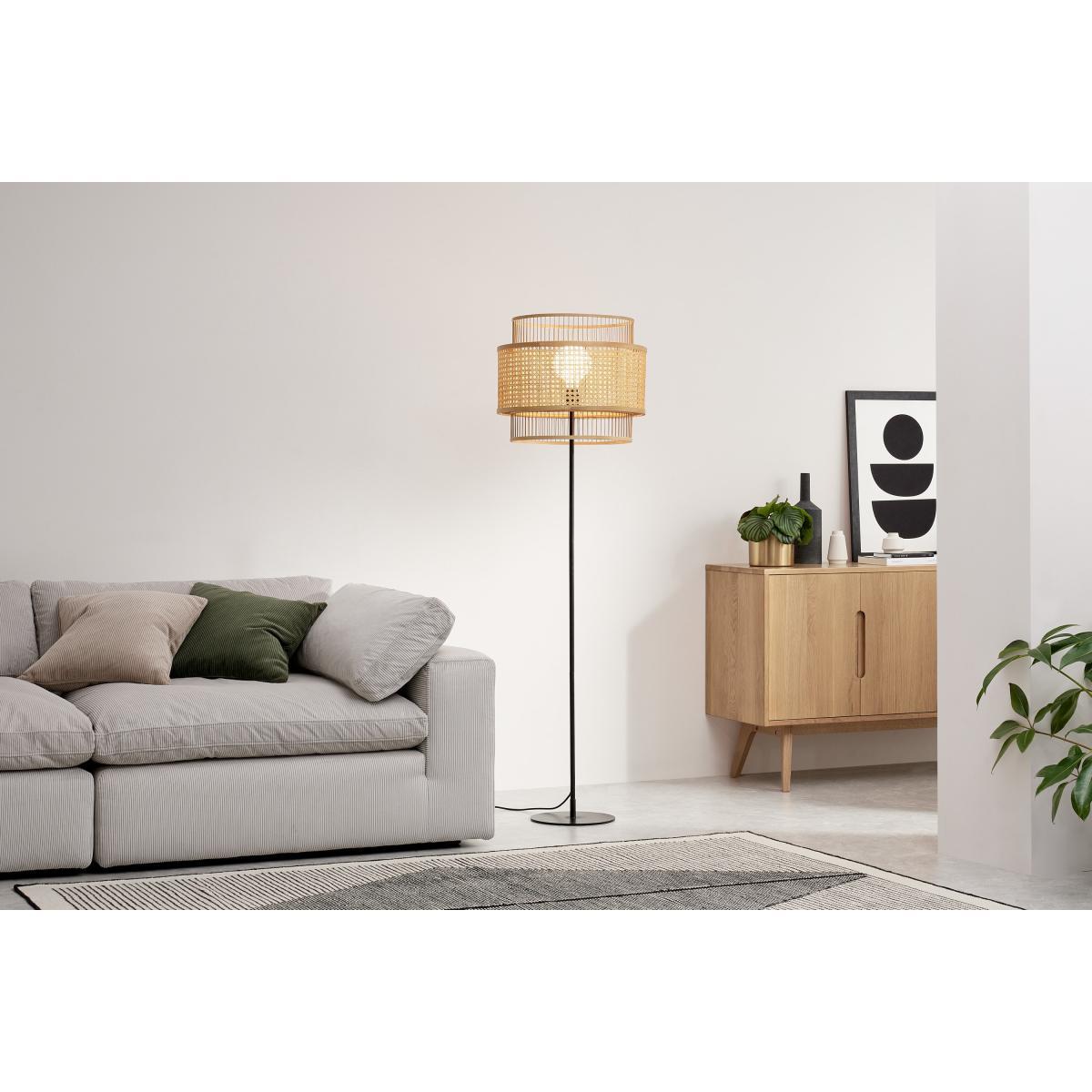 Yen Floor Lamp, Natural Cane – image 2