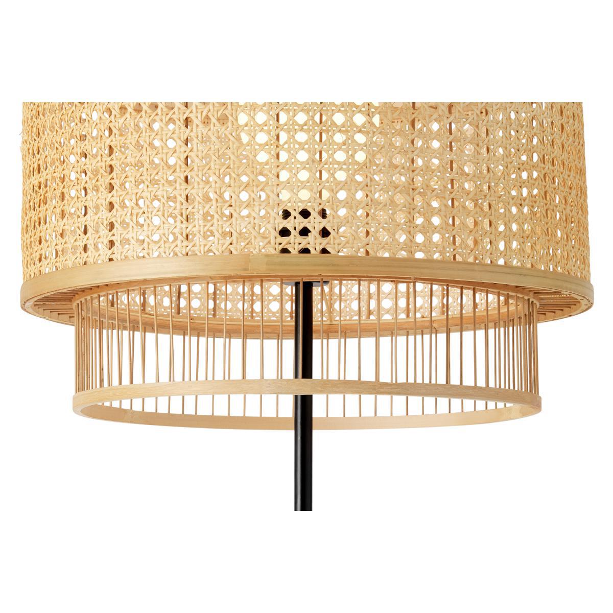 Yen Floor Lamp, Natural Cane – image 3