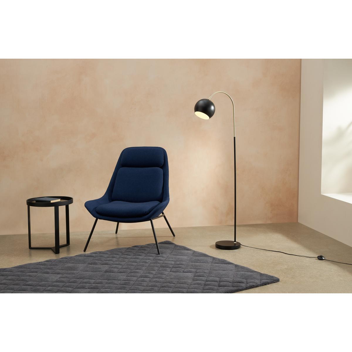 Jak Arch Overreach Floor Lamp, Black & Brass – image 4
