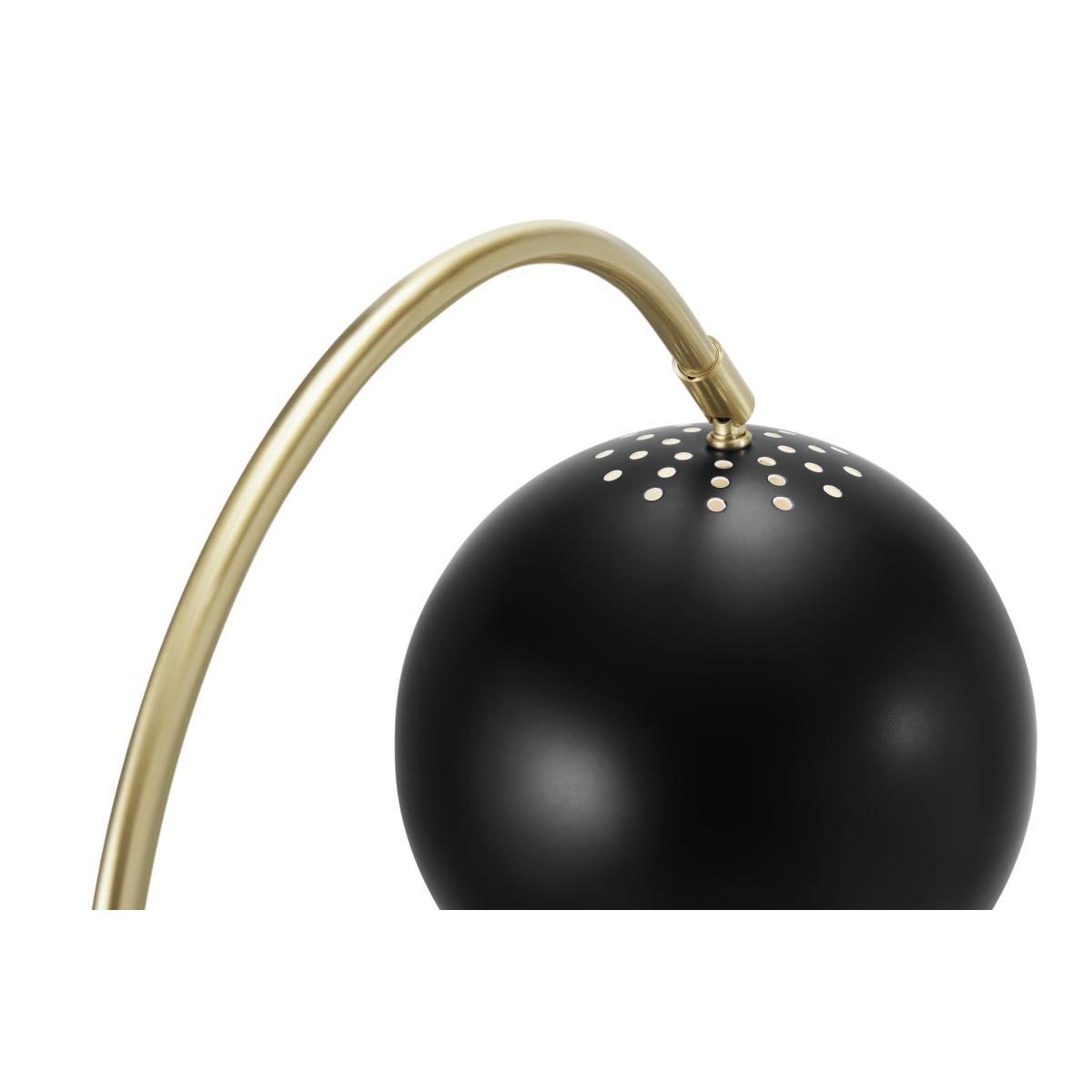 Jak Arch Overreach Floor Lamp, Black & Brass – image 5
