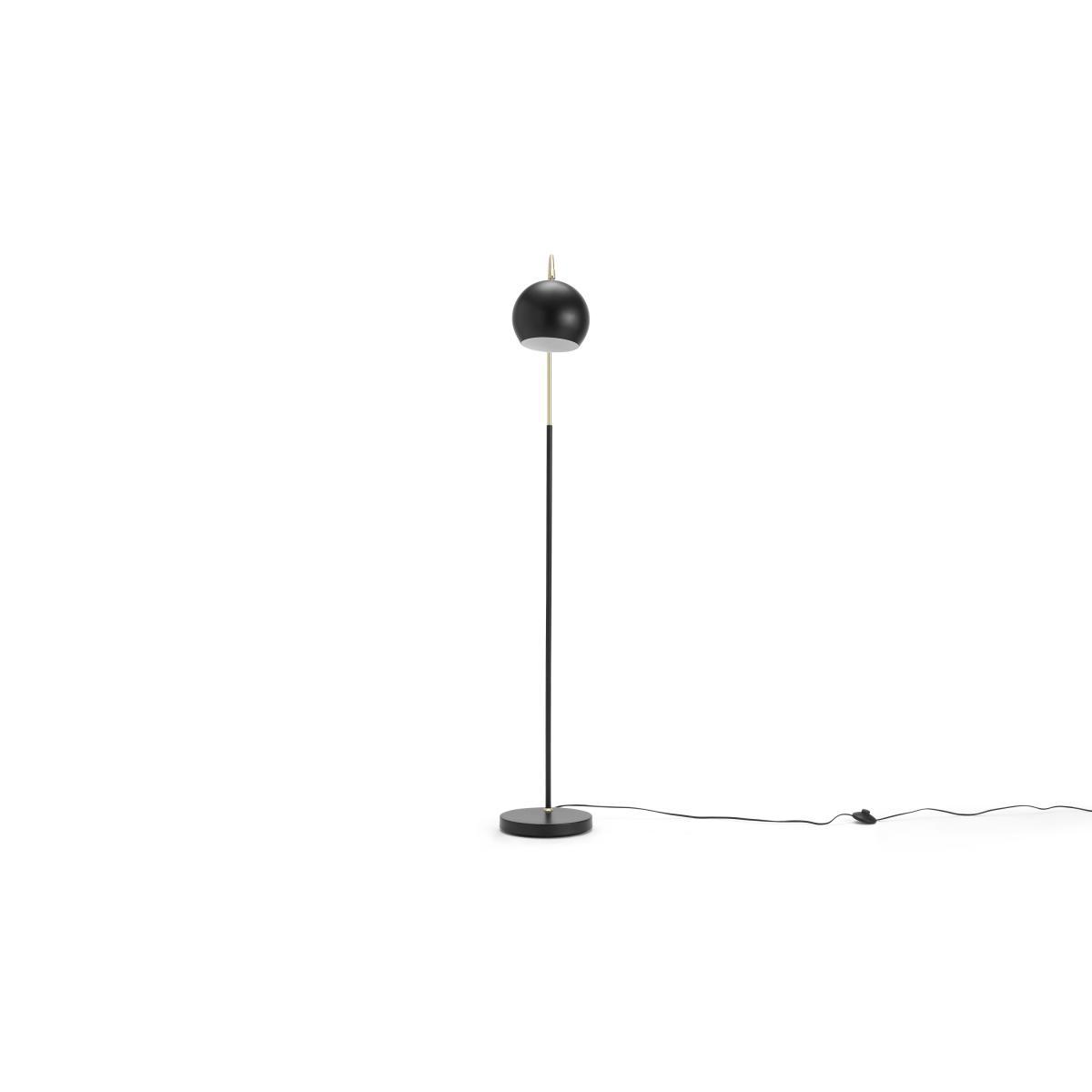 Jak Arch Overreach Floor Lamp, Black & Brass – image 6
