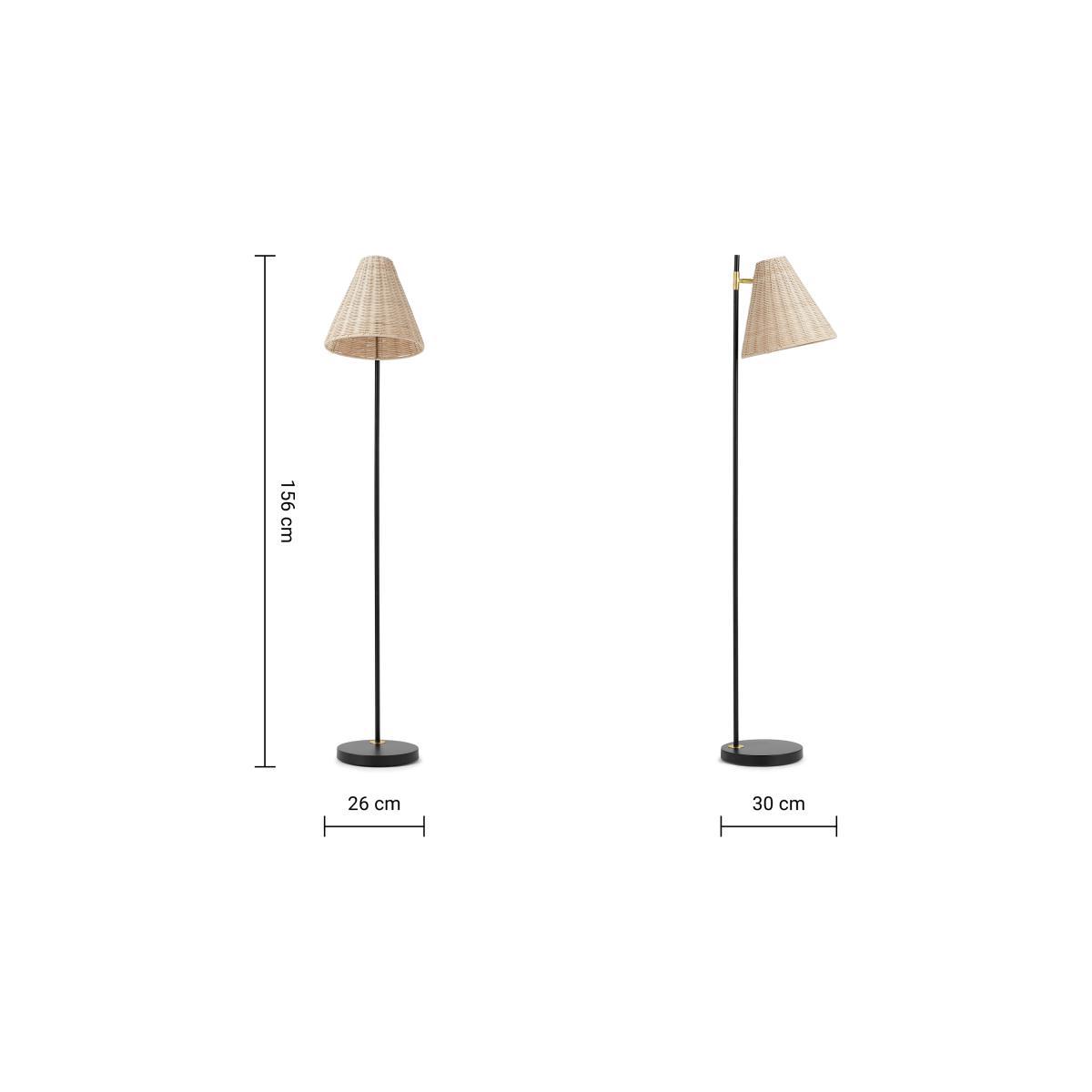 Joslin Floor Lamp, Natural – image 9