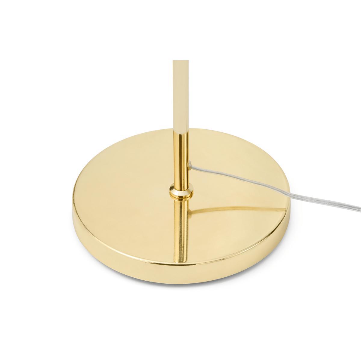 Ilaria Single Floor Lamp, Pink Glass & Brass – image 6