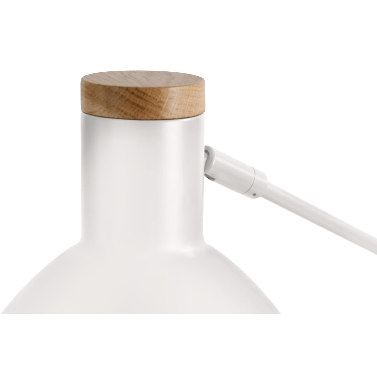 Cohen Floor Lamp, White and Natural Oak – image 5