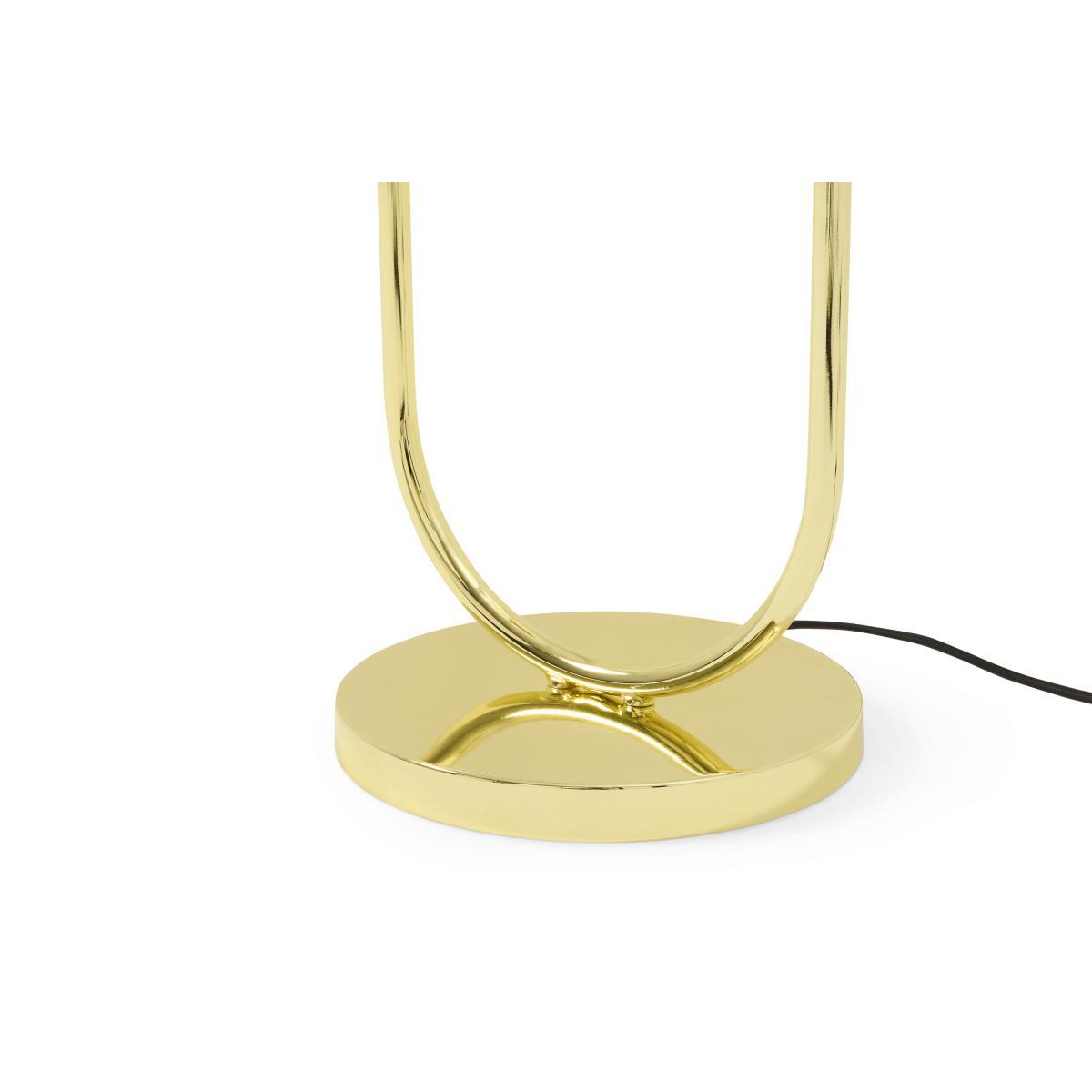 Adrianne Multi Floor Lamp, Green Glass & Brass – image 7