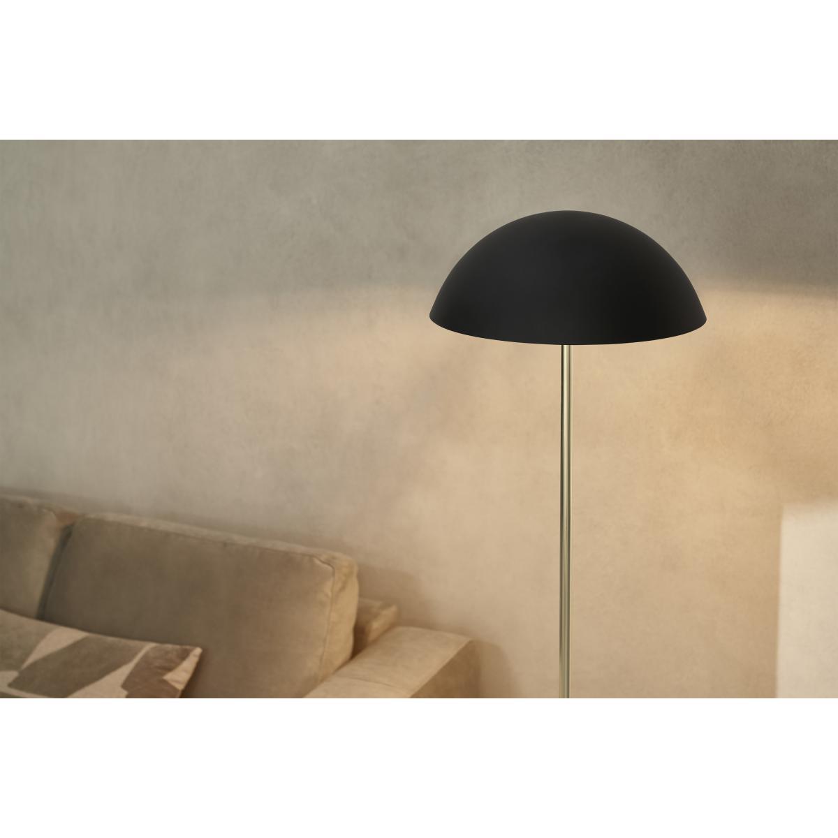 Adalyn Floor Lamp, Black Marble & Brass – image 5