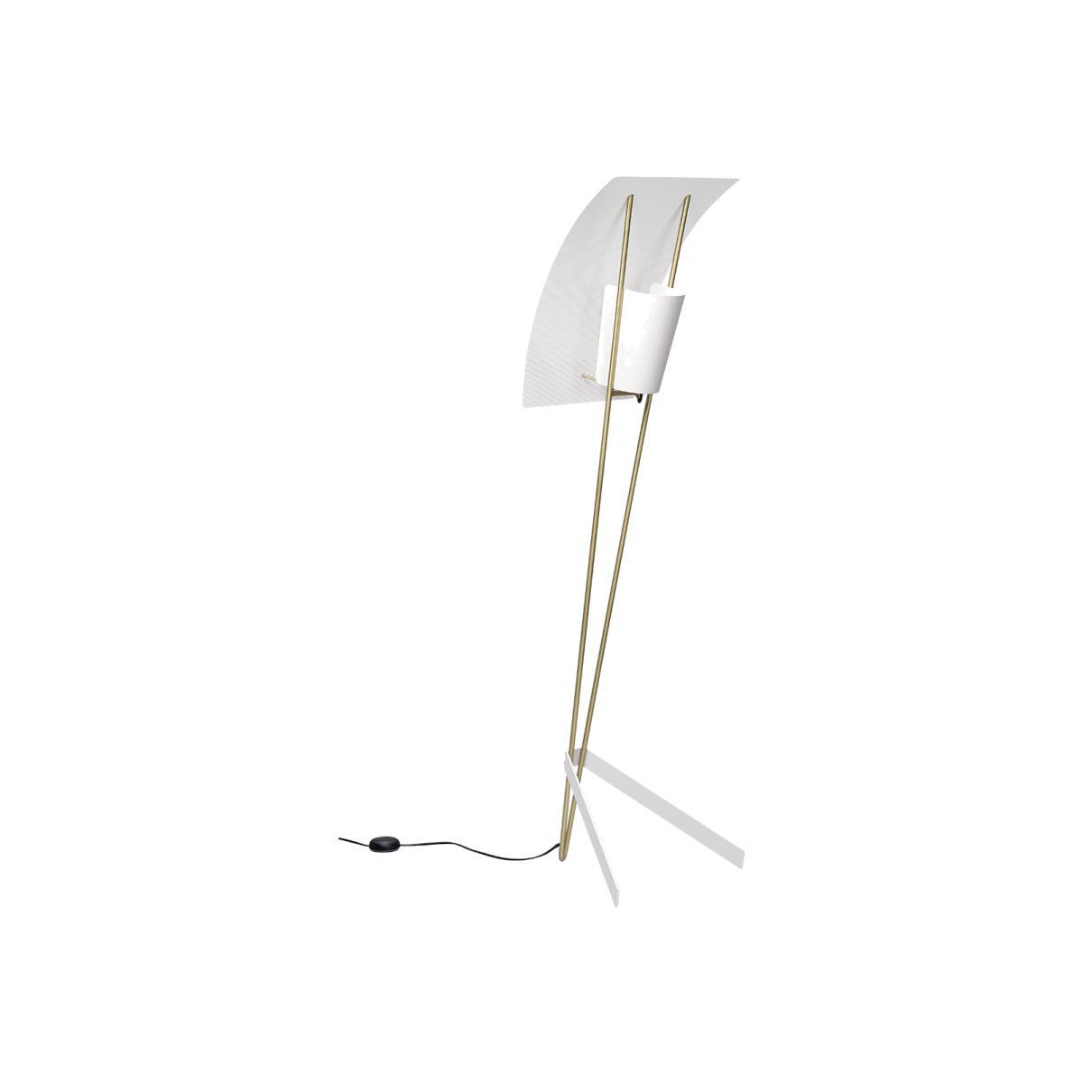 G30 Floor lamp - / 1958 reissue, Pierre Guariche by SAMMODE STUDIO White/Gold – image 1