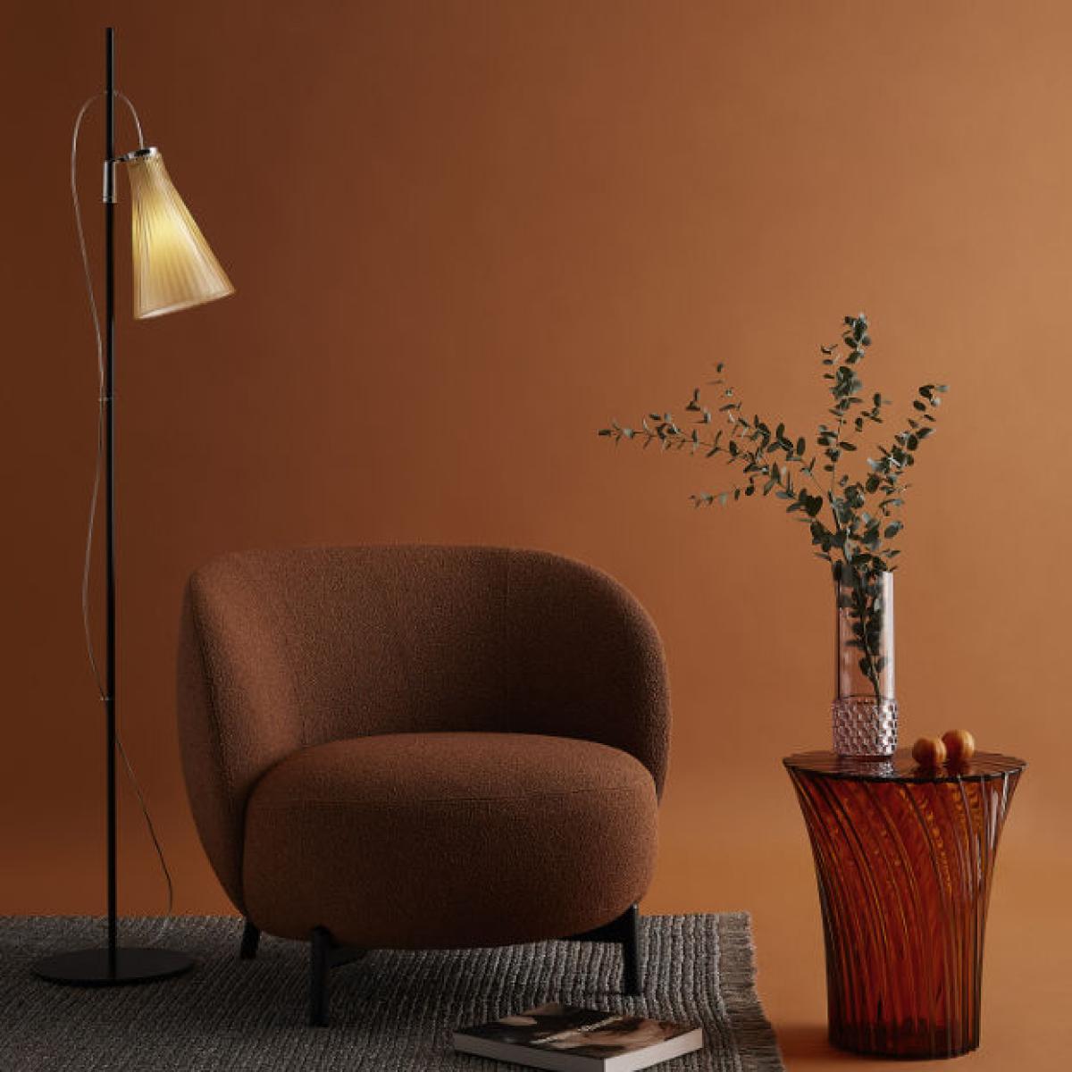 Floor lamp K-lux plastic material / H 165 cm - Height-adjustable lampshade - Kartell – image 2