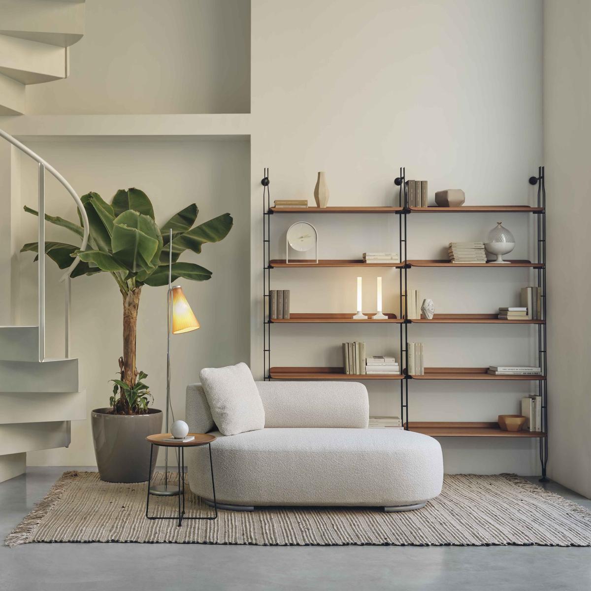 Floor lamp K-lux plastic material / H 165 cm - Height-adjustable lampshade - Kartell – image 3