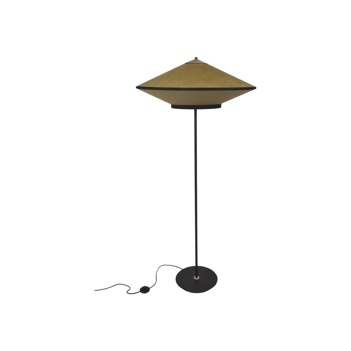 Cymbal Floor lamp - / Ø 70 cm - Velvet by Forestier Yellow – image 1